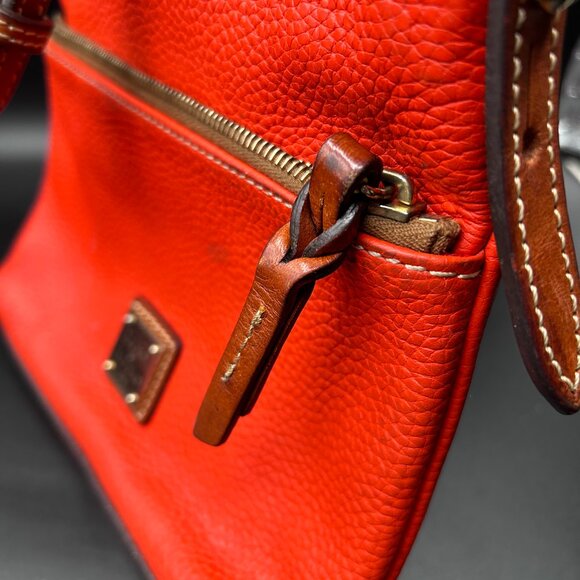 Dooney & Bourke Women's Pebble Grain Crossbody Shoulder Bag Leather Salmon - Picture 3 of 16